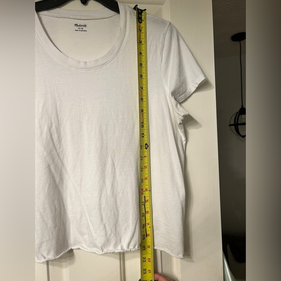 Madewell Slub Boxy-Crop Tee Medium - Picture 7 of 7
